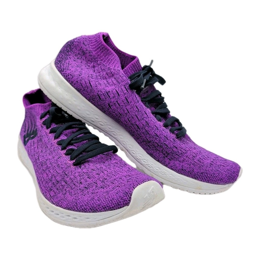 New Balance Womens 9.5 B Running Shoes Purple FreshFoam Zante Solas Sneakers EUC